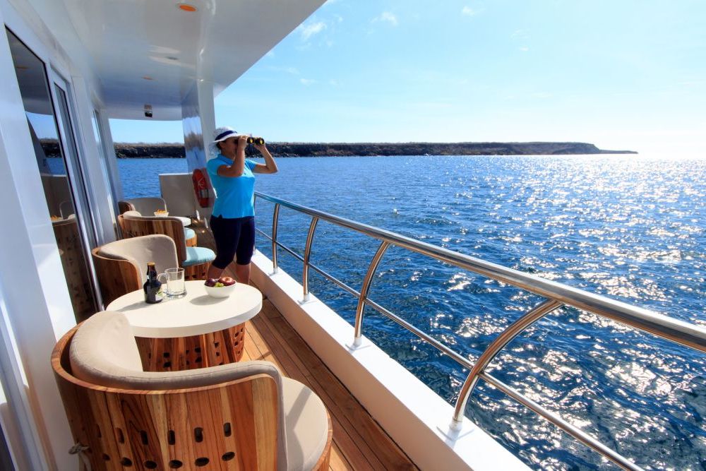 Balkon, MC Elite, Kreuzfahrtschiff Galapagos-Inseln, Ecuador Reisen
