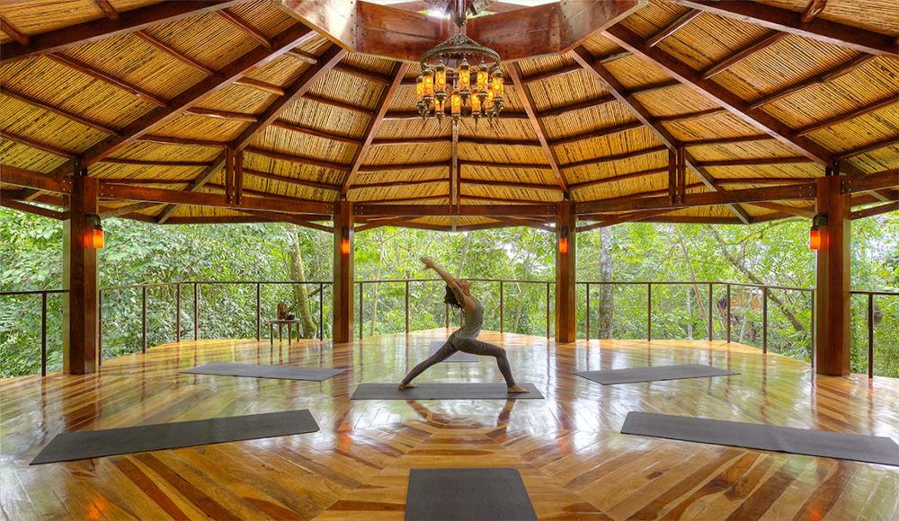 Luxusreise Costa Rica, Yoga Bereich, Nayara Springs Hotel