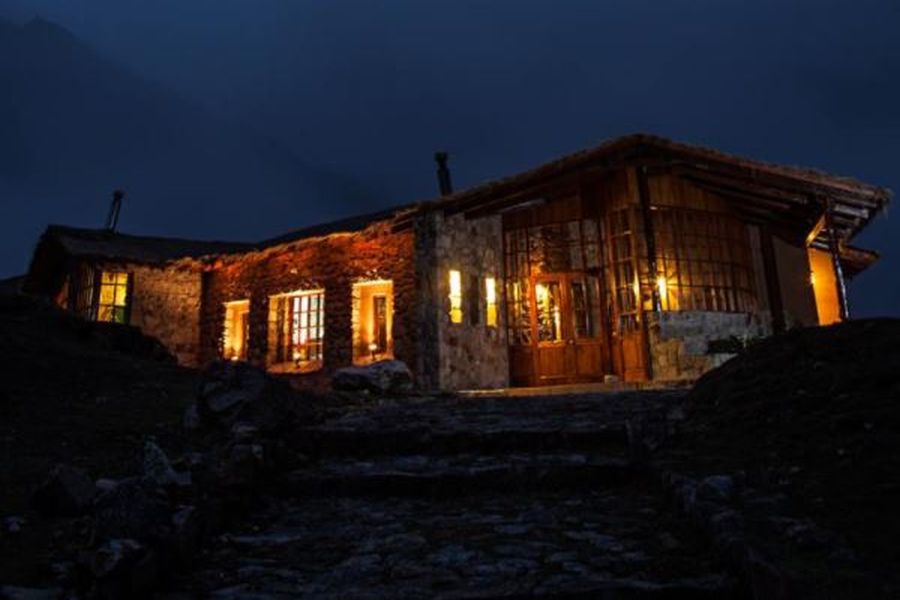 Lateinamerika Reise, Peru Rundreise, Wayra Lodge bei Nacht, Mountain Lodges of Peru