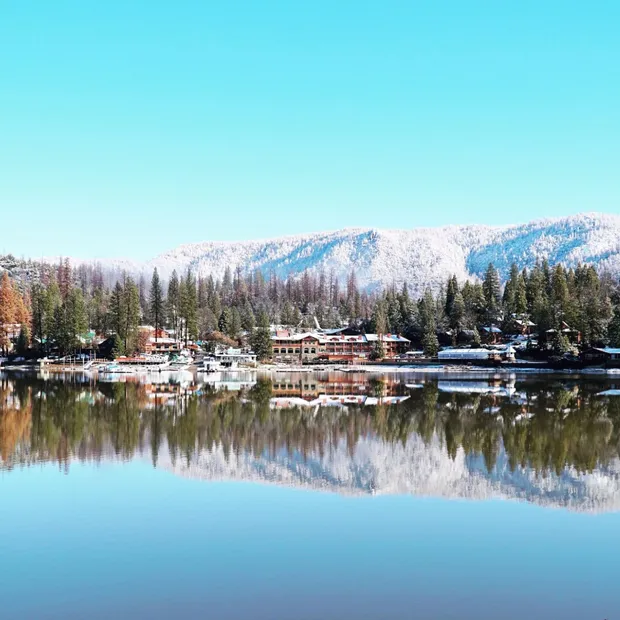 The Pines Resort Bass Lake, Lake Gazebo, Kalifornien, USA Reise
