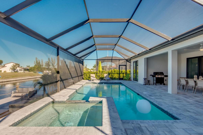 Pool, Villa Maverick, Cape Coral, Florida, USA Rundreise