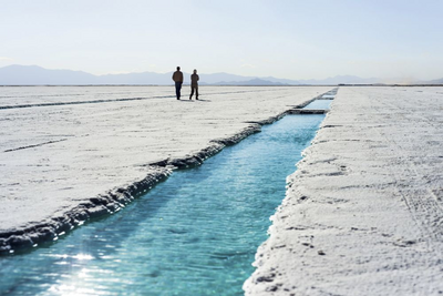 Wandern, Salinas Grandes, Argentinien Chile Rundreise