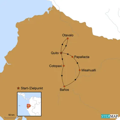 Ecuador Rundreise, Schokolade und Vulkane