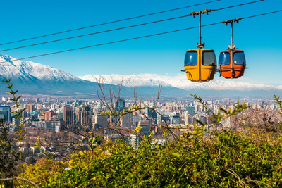 San Cristoball Hill, Santiago de Chile, Chile Reise
