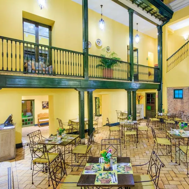 Restaurant, Hotel La Opera, Bogota, Kolumbien Rundreisen
