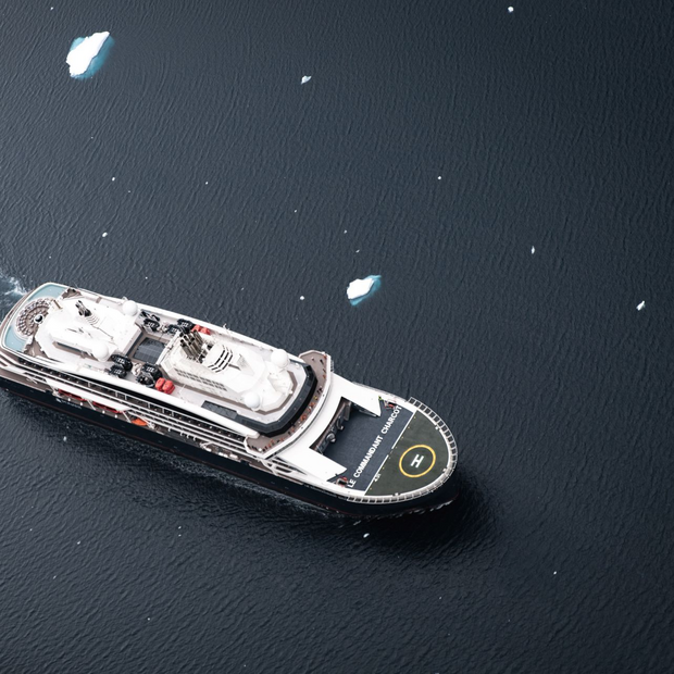 Le Commandant Charcot, Luxus-Kreuzfahrtschiff © Ponant