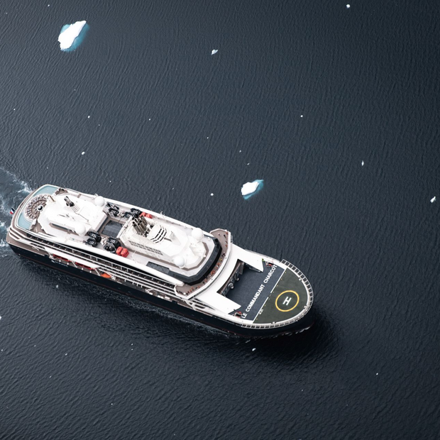 Le Commandant Charcot, Luxus-Kreuzfahrtschiff © Ponant