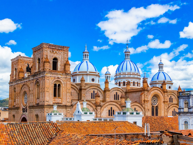 Kathedrale, Cuenca, Ecuador Rundreise mit Gálapagos