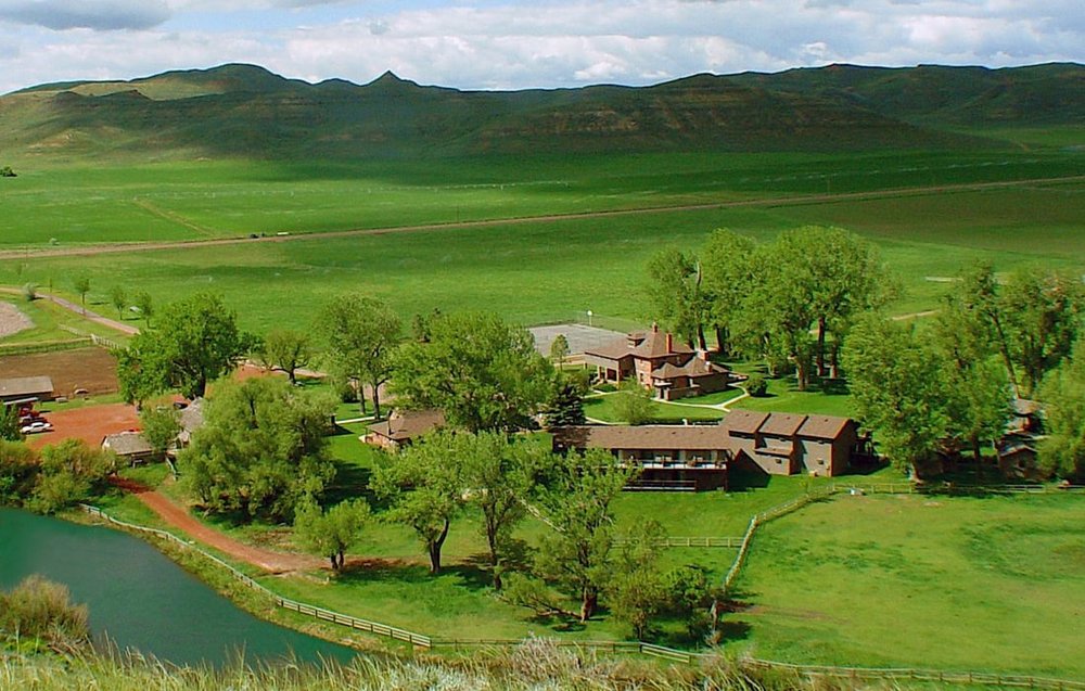 Blick auf The Ranch at UCross, Wyoming, USA Reisen