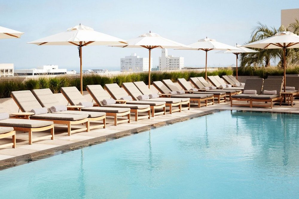 Pool, Santa Monica Proper Hotel, Los Angeles, Kalifornien, USA Reise