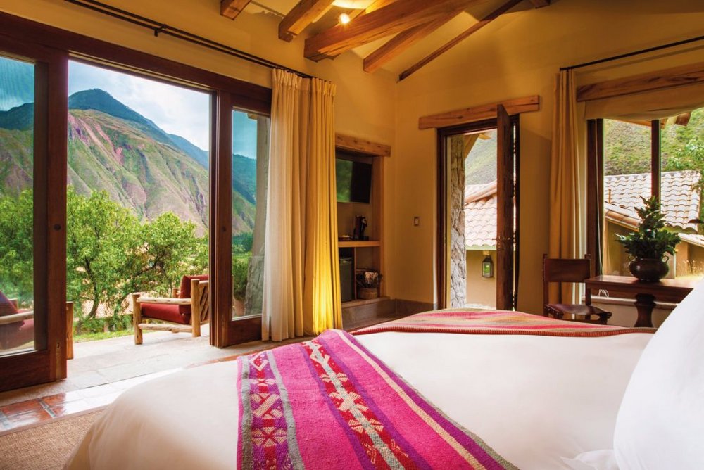 Gästezimmer, Hotel Inkaterra Hacienda Urubamba, Heiliges Tal, Peru Rundreise