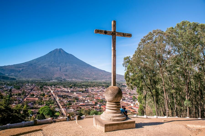 Cerro de la Cruz, Antigua, Guatemala Reisen