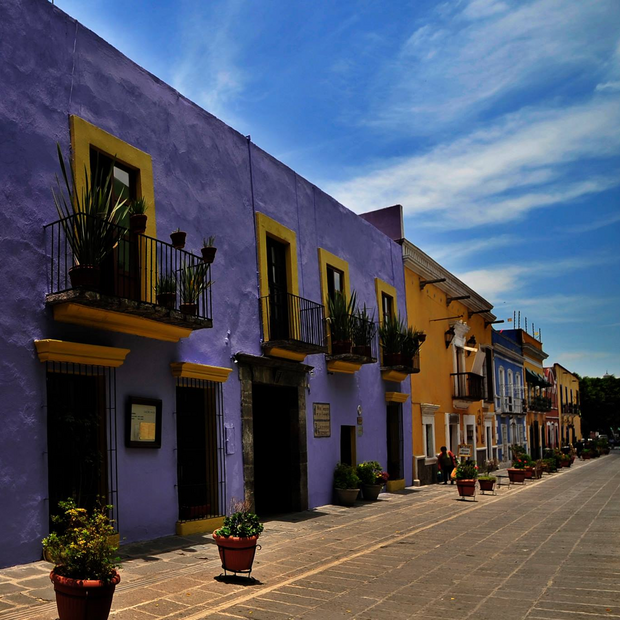 Mexiko Reisen, Hotel Mesones Sacristia, bunte Gassen