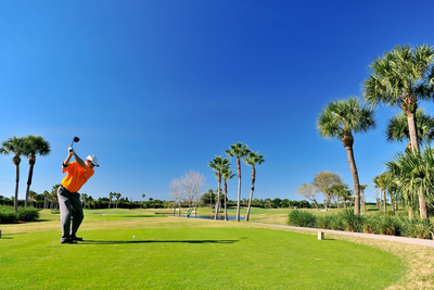 Golfplatz, Florida, USA Rundreise