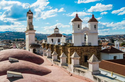 Bolivien Privatreise, Anden, Sucre, Denkmal, Altstadt, wunderschön