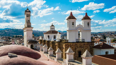 Bolivien Privatreise, Anden, Sucre, Denkmal, Altstadt, wunderschön