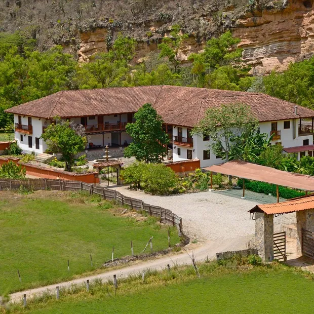 Panoramablick, Hotel Casa Hacienda Achamaqui, Chachapoya, Peru Runreise