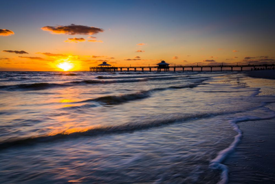 Sonnenuntergang, Fort Myers, FLorida, Ferienvilla USA Reise
