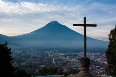 Guatemala Individualreise, Agua Vulkan, Cerro de la Cruz