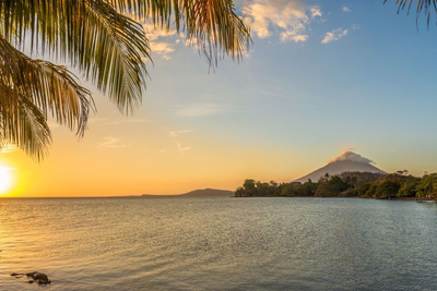Blick auf den Vulkan Conception, Nicaragua Reise, Mittelamerika