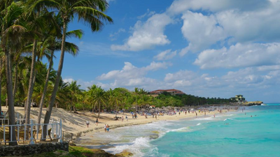 Strandabschnitt, Kuba Reise