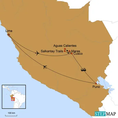Reiseverlauf Peru Individualreise Mystisches Peru