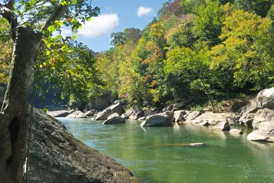 Cumberland River, Kentucky, USA Mietwagenreise