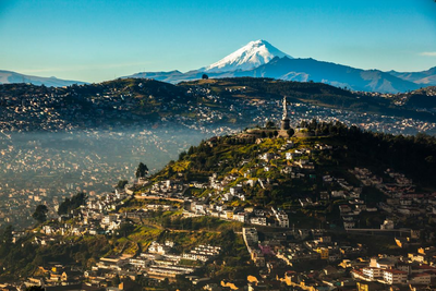 Tour durch Ecuador, Lateinamerika Reise, Sonnenuntergang, Quito