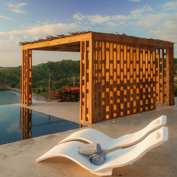 Luxusreise Costa Rica, Sonnenliegen, Casa Chameleon Las Catalinas
