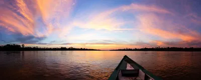 Rundreise Peru, Tambopata, Sonnenuntergang