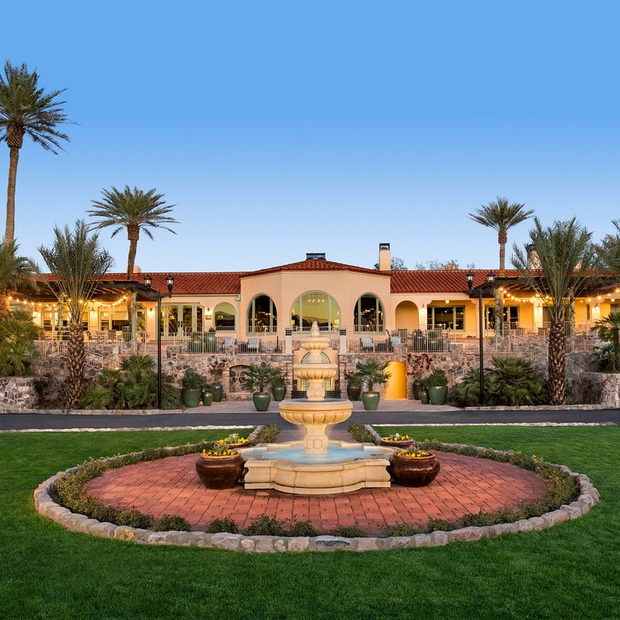 Innenhof, ,The Inn at Death Valley, Hotel, USA Rundreise