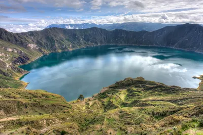 Quilotoa Kratersee, Ecuador Reisen, Natur