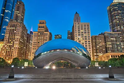 Cloud Gate, Chicago, Illinois, USA Mietwagenreise