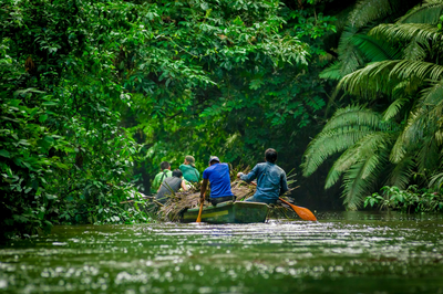 Bootsfahrt, Rio Napo, Ecuador