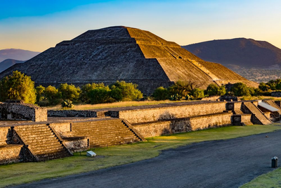 Pyramiden von Teotihuacan, Mexiko Azteken Reise