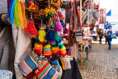 Handwerkskunst, Souvenirs, Pisac Markt, Peru