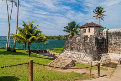 Castillo de San Felipe, Izabal Seem, Rundreise Guatemala