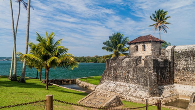 Castillo de San Felipe, Izabal Seem, Rundreise Guatemala