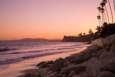 Strand von Santa Barbara, USA Mietwagenreise Kalifornien 