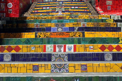 Escadaria Selaron, Rio de Janeiro, Brasilien