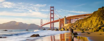 Golden Gate Bridge, San Francisco, Kalifornien, USA Rundreise