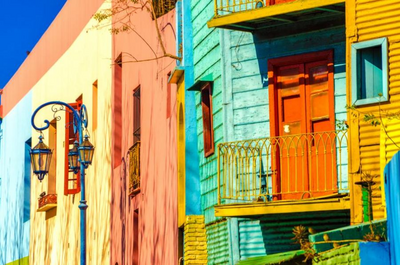 Buenos Aires, Stadtviertel La Boca, Argentinien