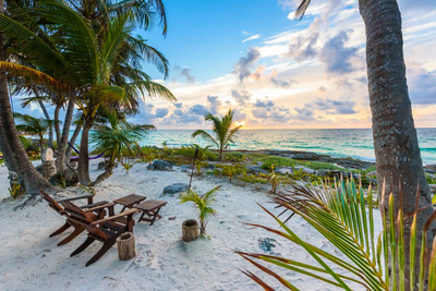 Strand, Tulum, Mexiko Reise