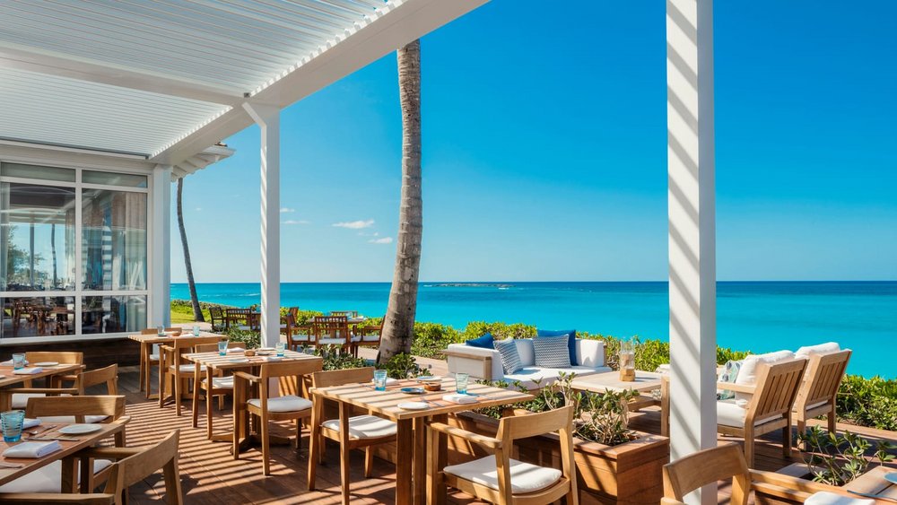 Restaurant, The Ocean Club, Nassau, Bahamas Reisen