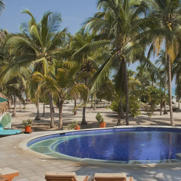 Poolbereich, Aite Eco Resort, Palomino, Kolumbien Reisen