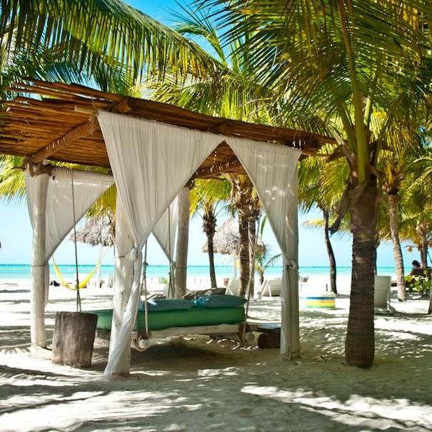 Mexiko Luxusreise, Hotel Casa de las Tortugas, Isla Holbox, Sonne, Meer, Strand