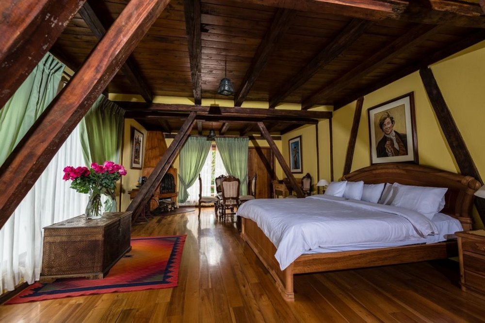 Ecuador Privatreise, Schlafzimmer, Hacienda Leito, América Special Tours
