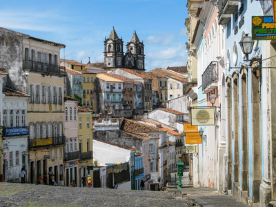 Individualreise Brasilien, Straße in Salvador de Bahia, Brasilien