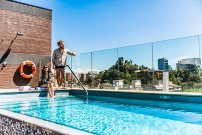 Poolbereich, The Singular, Santiago, Chile