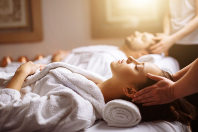 Paar Massage, Dominikanische Republik Reise